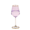 Purple Wine Glass