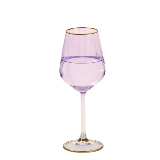 Purple Wine Glass