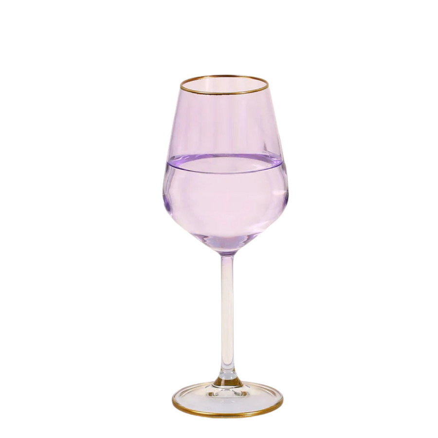 Purple Wine Glass
