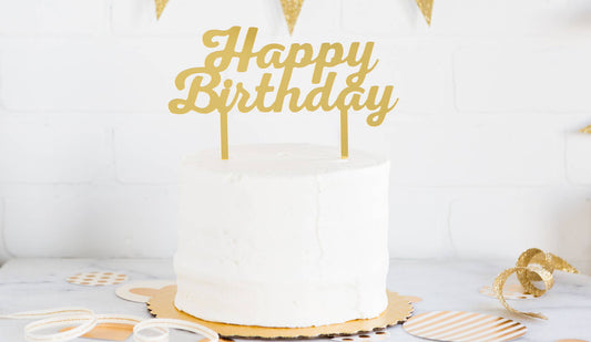 Happy Birthday Cake Topper