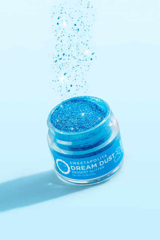 Azure Blue Drink Glitter