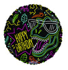 18” Happy Birthday Cool Dino Balloon