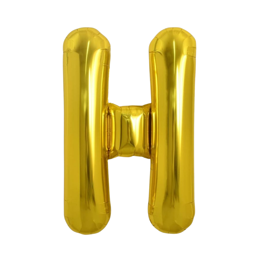 Gold Mylar Letter