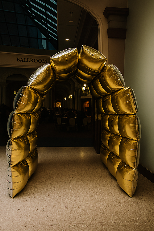 Luxury Gold Balloon Tunnel