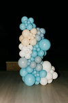 Deluxe Balloon Tower – Pastel Blues