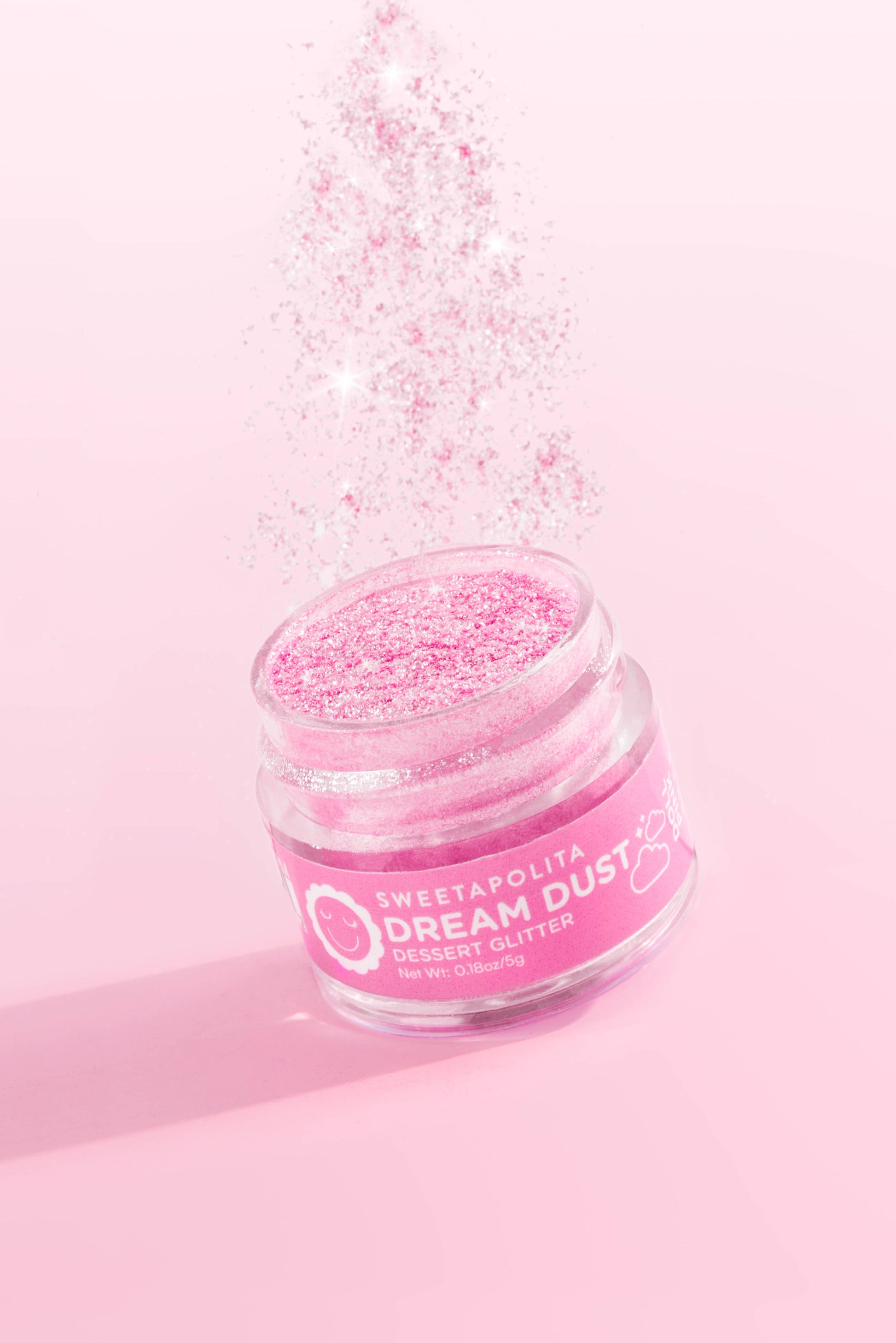 DOLL PINK | Edible Dessert + Drink Glitter 5g jar