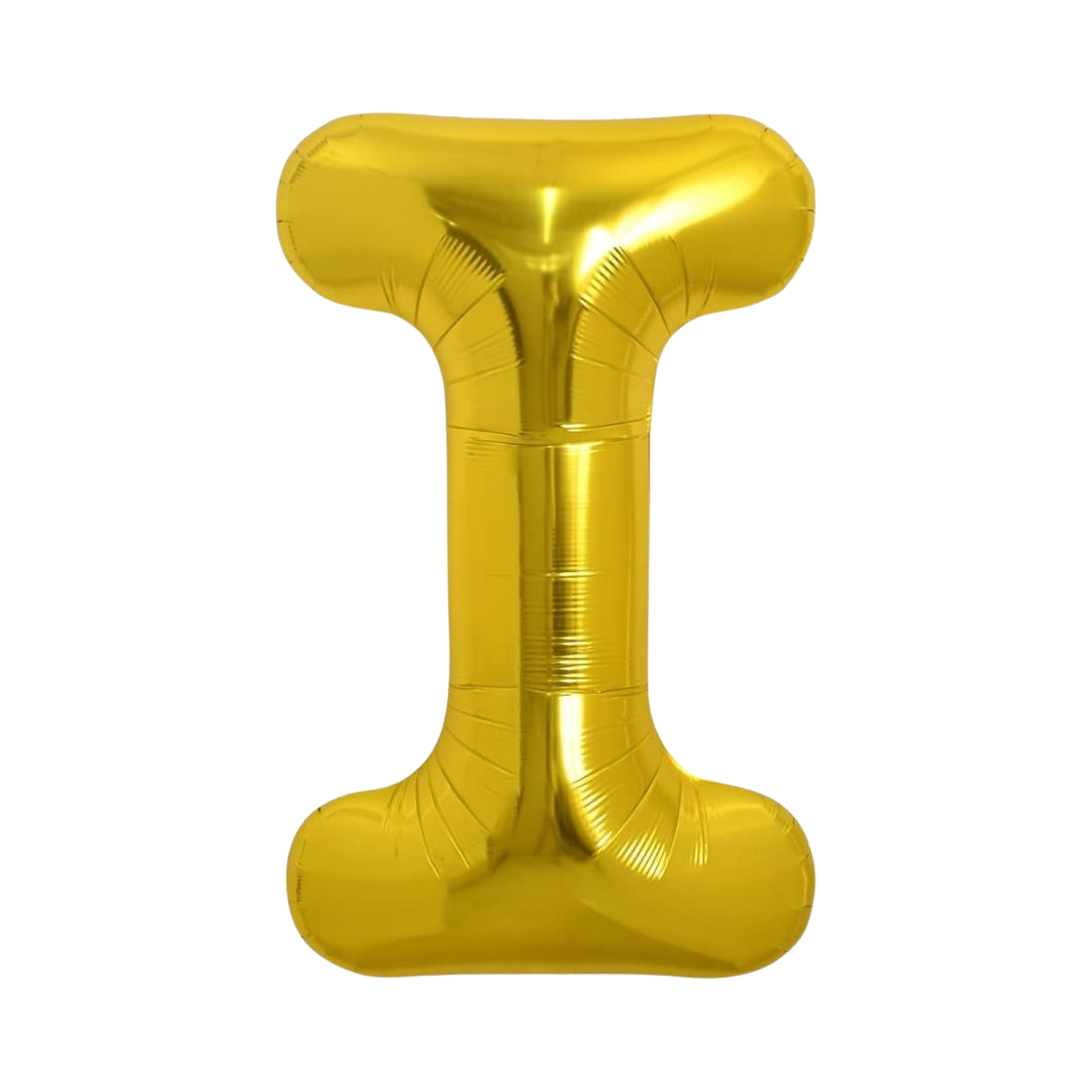 Gold Mylar Letter