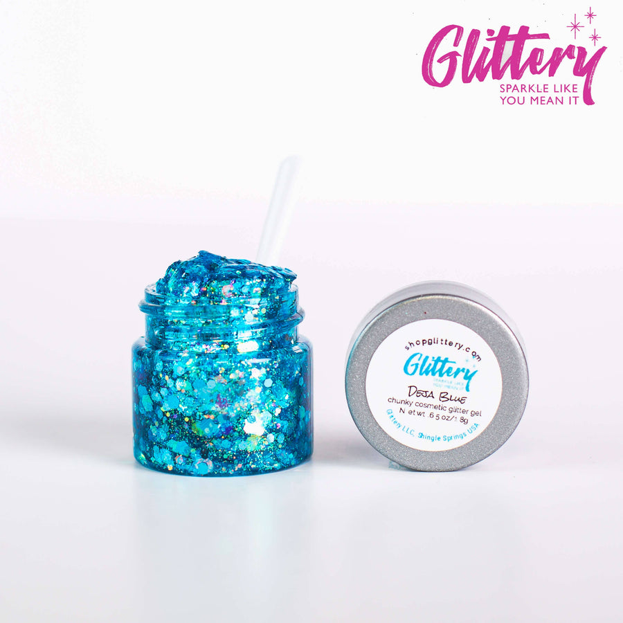 Face & Body Glitter Gels