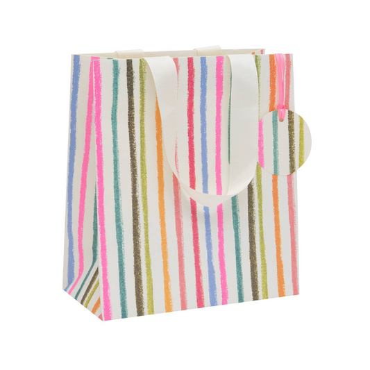 Bag Medium Vertical Stripes