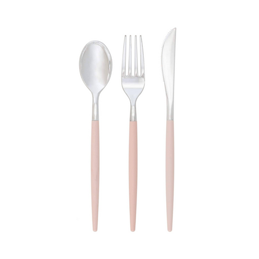 Blush Silver Cutlery Set