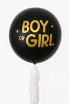 Jumbo Gender Reveal Black Balloon