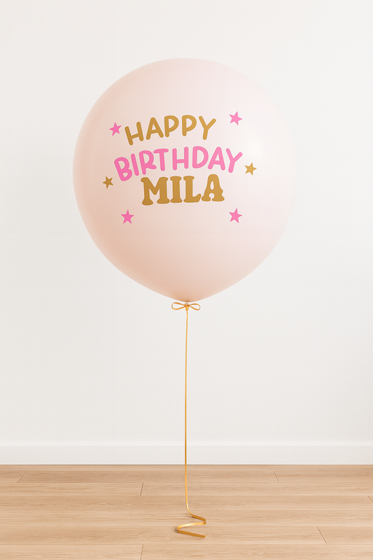 Custom Happy Birthday Balloon
