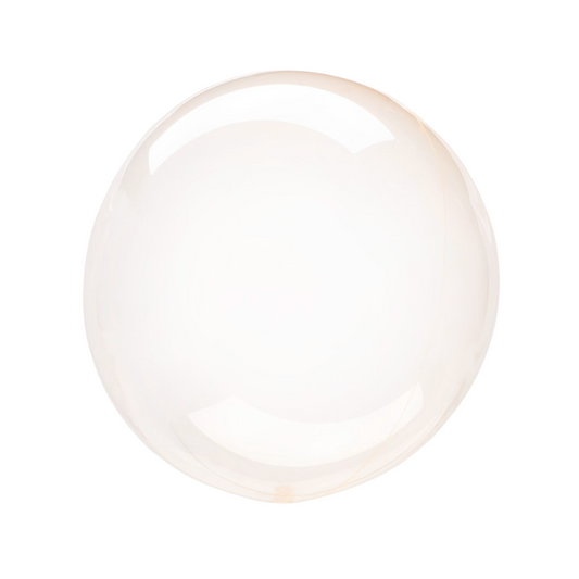 Clear Orange Balloon