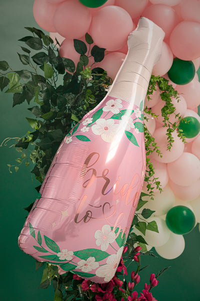Bride To Be Bottle Mylar Balloon