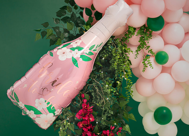 Bride To Be Bottle Mylar Balloon