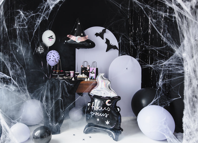 Witch Hat Mylar Balloon with Moon & Stars