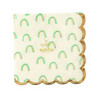 Foiled Rainbow Scallop Napkin