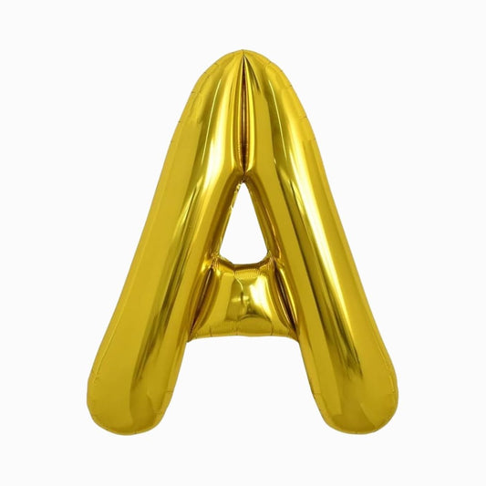 Gold Mylar Letters