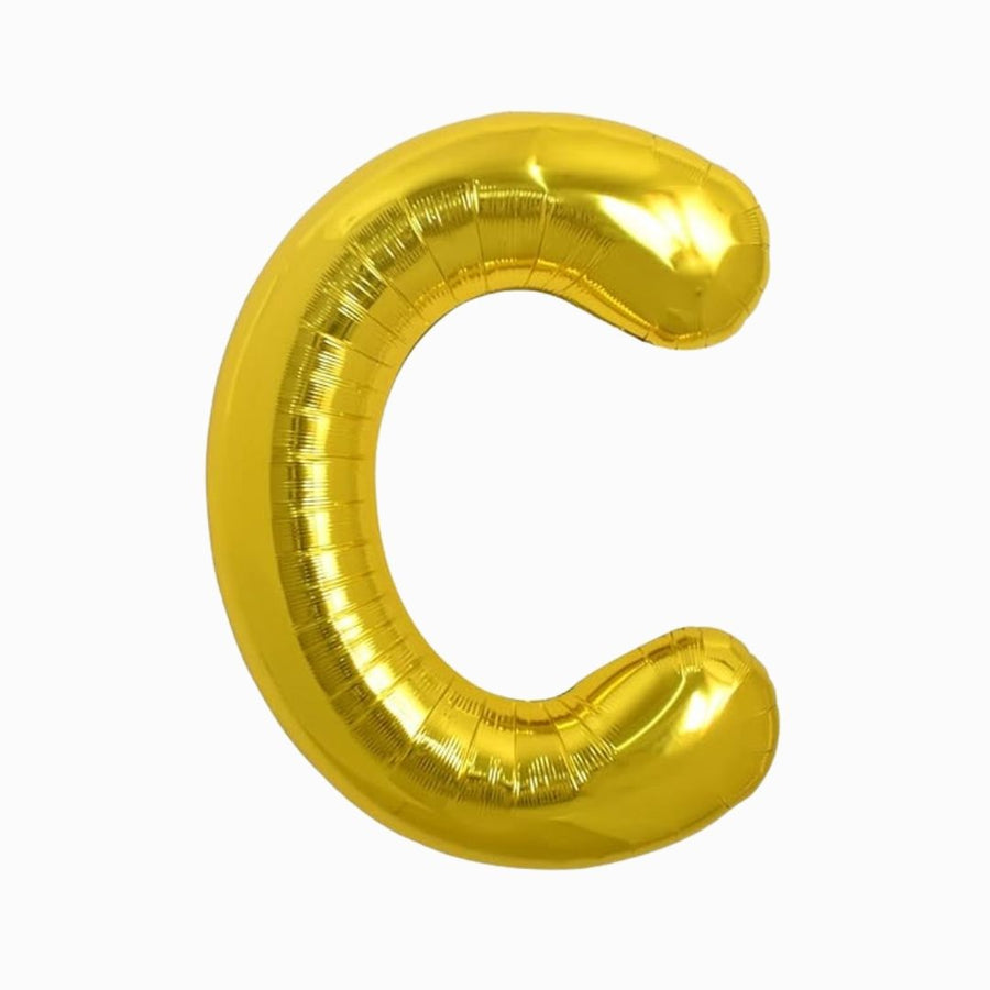 Gold Mylar Letters