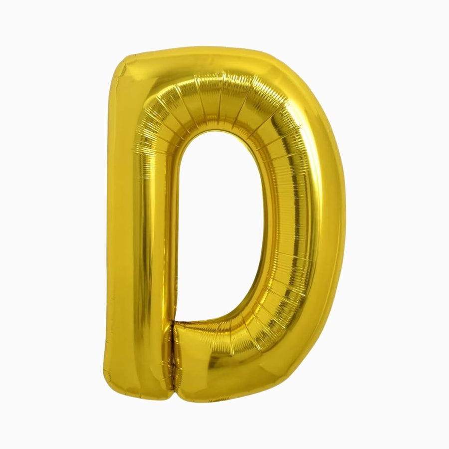 Gold Mylar Letters