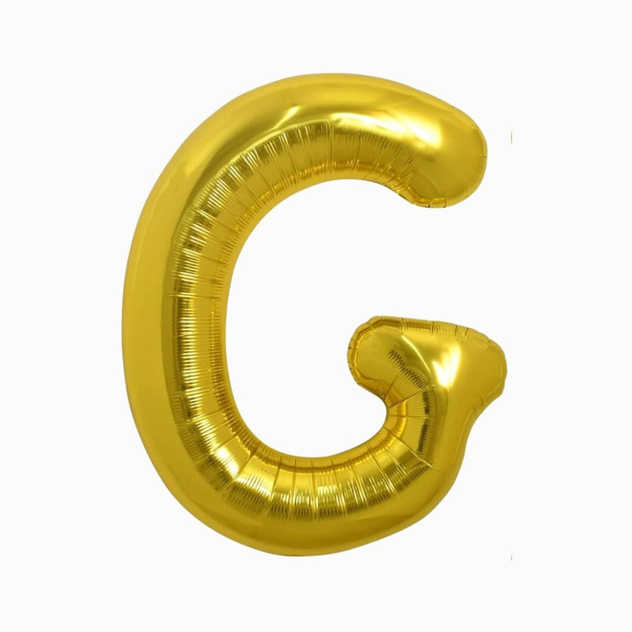 Gold Mylar Letters