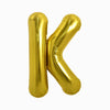 Gold Mylar Letters
