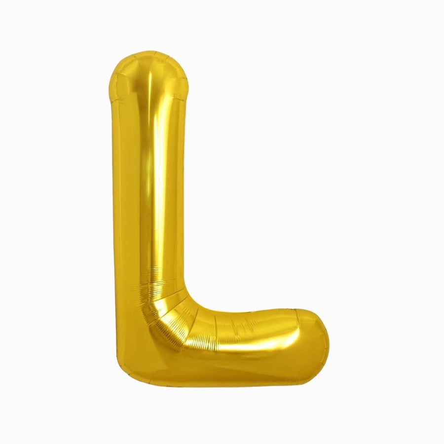 Gold Mylar Letters