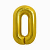 Gold Mylar Letters