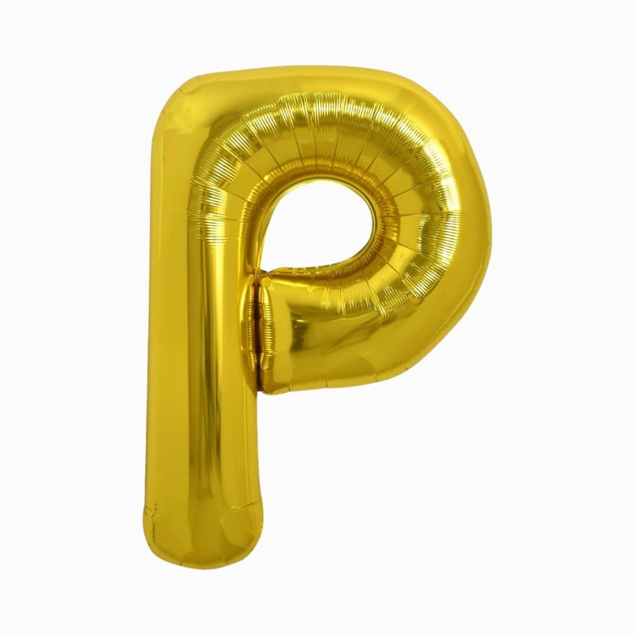 Gold Mylar Letters