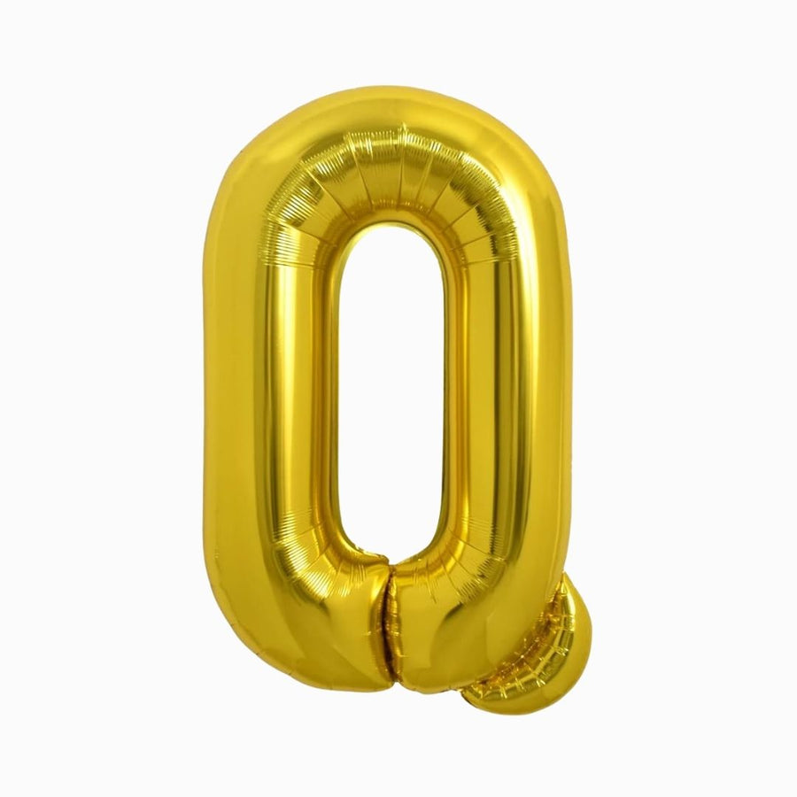 Gold Mylar Letters