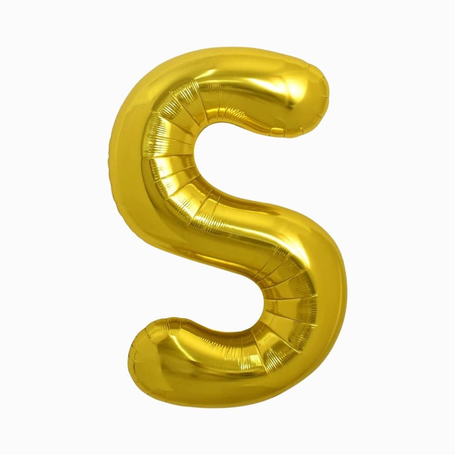Gold Mylar Letters