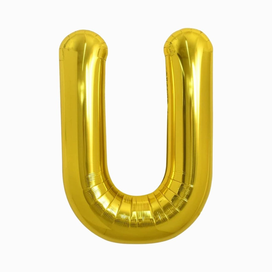 Gold Mylar Letters