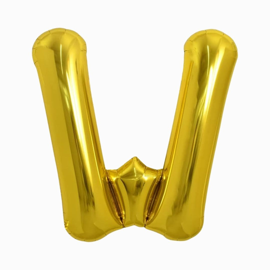 Gold Mylar Letters