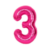 Hot Pink Mylar Number