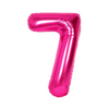 Hot Pink Mylar Number