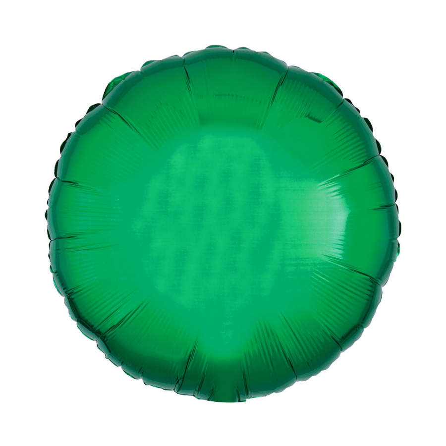 Metallic Green Circle Balloon