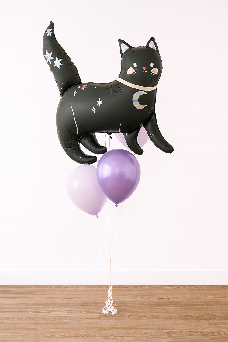 Midnight Magic Cat Balloon Bundle