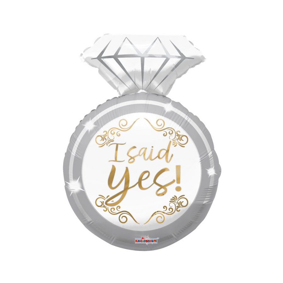 I Said Yes! Ring Balloon