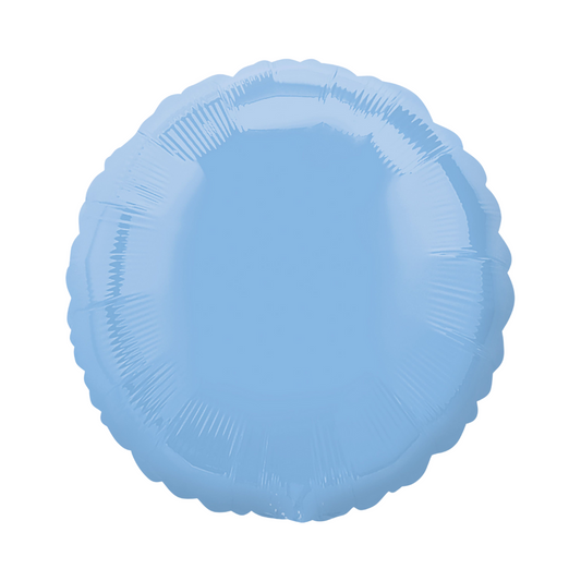 Pastel Blue Circle Balloon