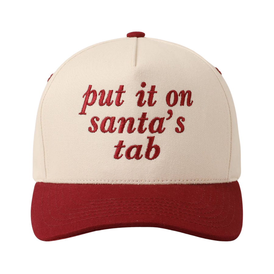 Red Put It On Santa's Baseball Cap