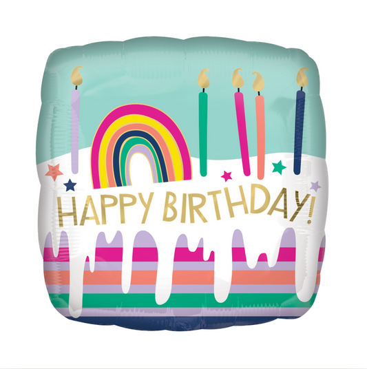 Cake Balloon Happy Birthday