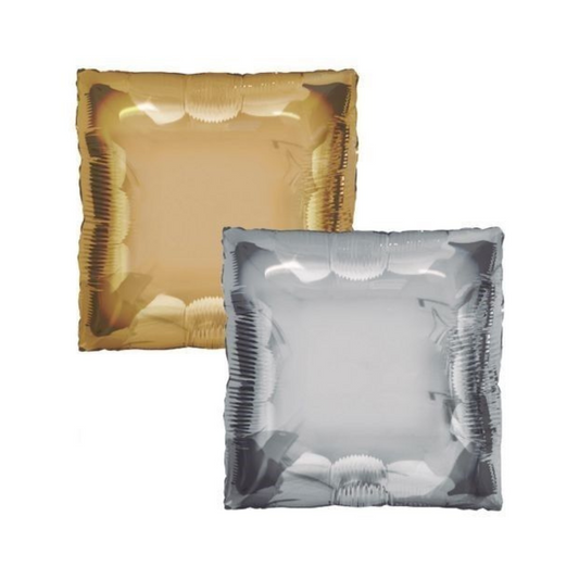 Silver/Gold Square Balloon