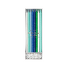 Blue & Green Glitter Candles