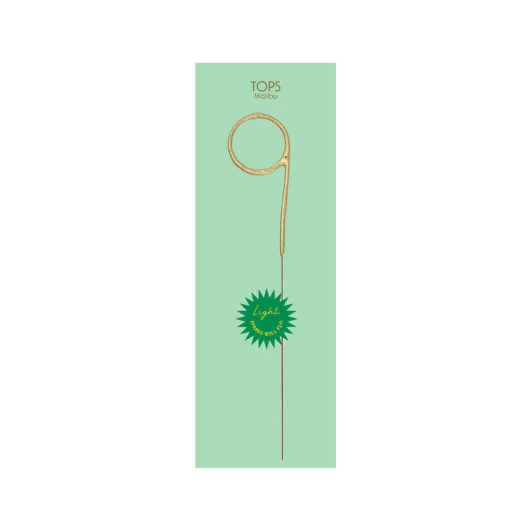 Mini Gold Number Sparkler Wand
