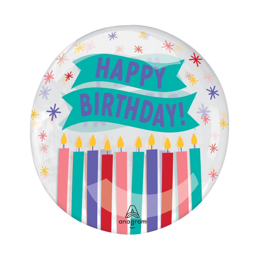Happy Birthday Candles Balloon