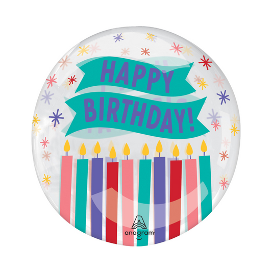 Happy Birthday Candles Balloon