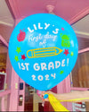 Jumbo Balloon with Custom Decal