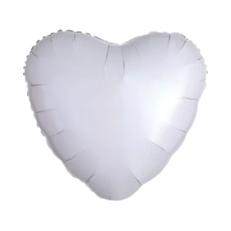 White Heart Balloon