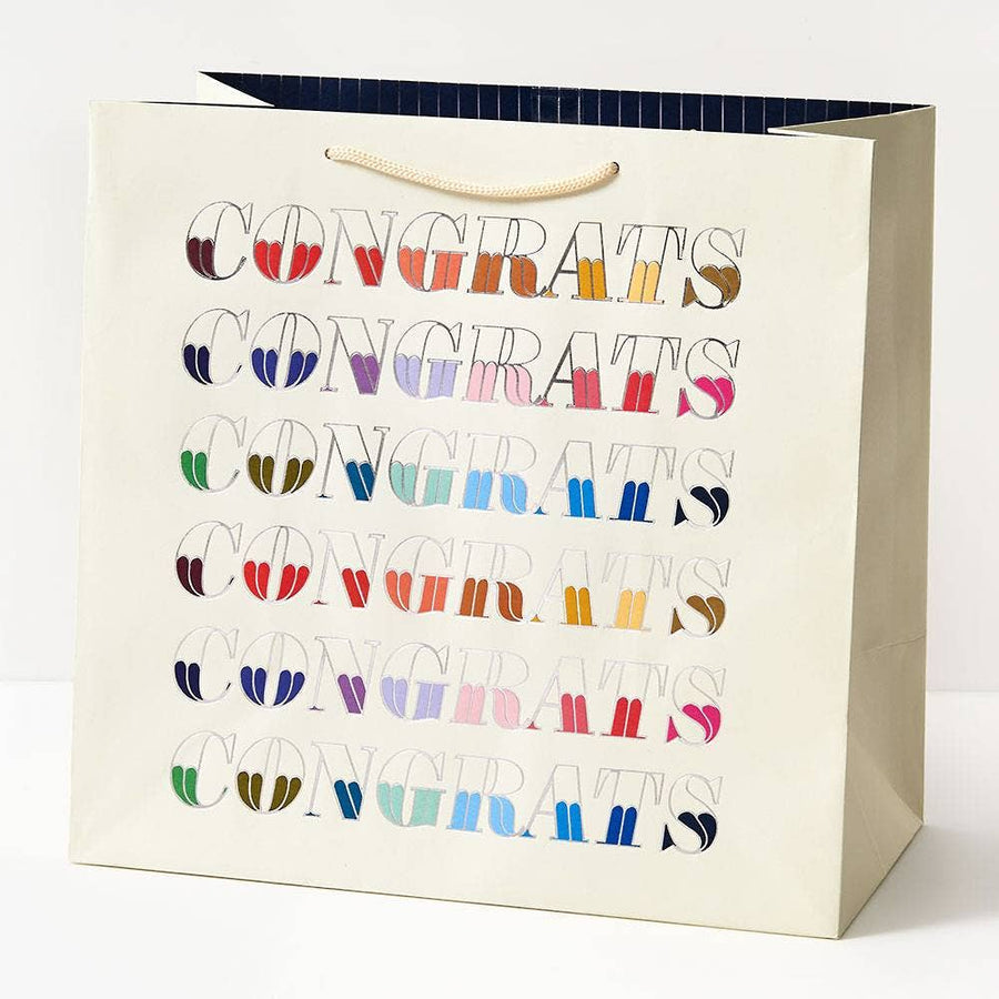 Colorful Congrats Gift Bag