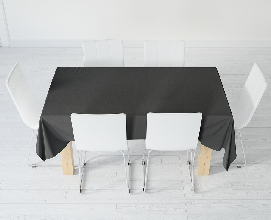 Black Paper Party Tablecloth